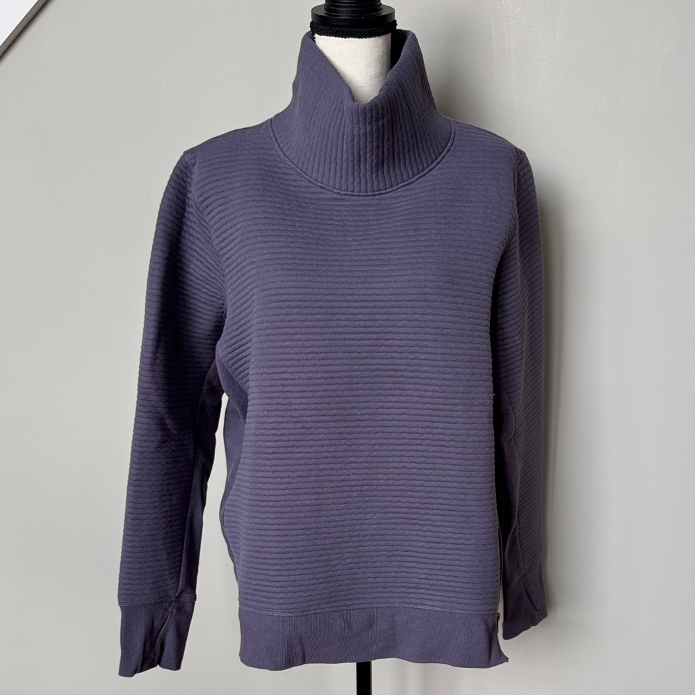 All in Motion Women's Ribbed Cowl Neck Sweater - Lavender
